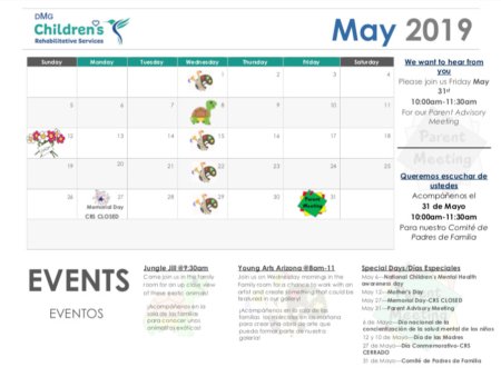 DMG CRS Events Calendar May 2019